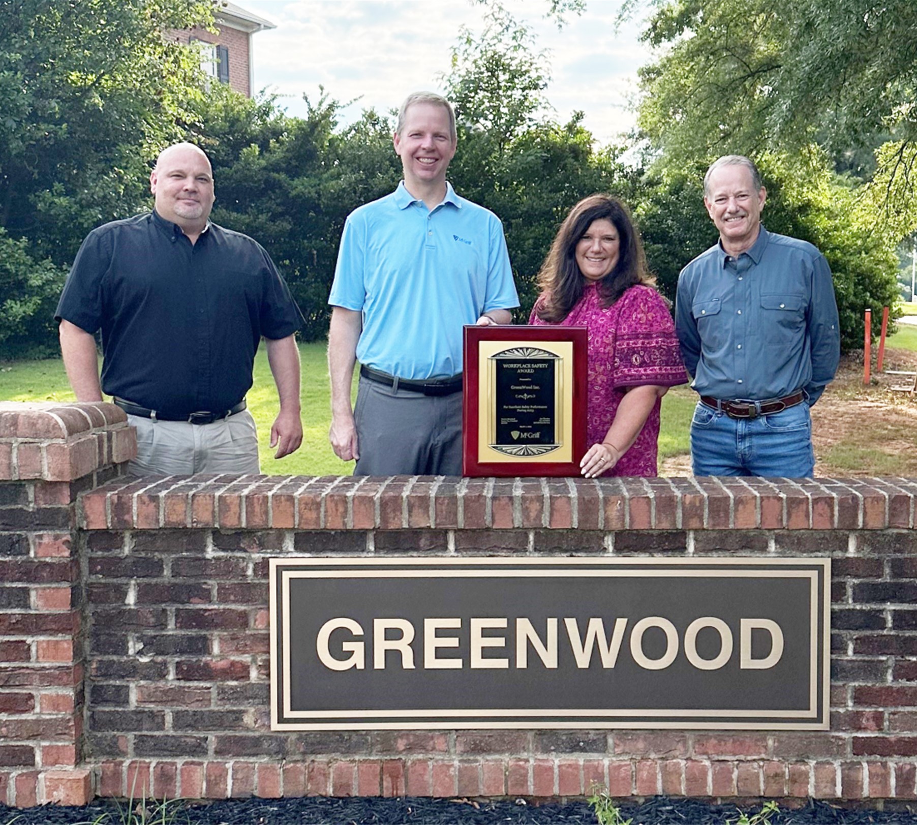 GreenWood, Inc. Earns the McGriff Workplace Safety Excellence Award for 14th Consecutive Year