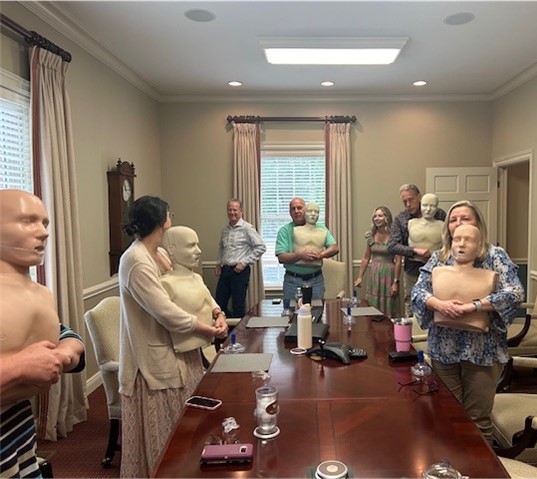 CPR and First Aid Training Held for GreenWood’s Home Office Team